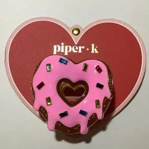 Piper K | Accessories | Piper K Heart Shaped Sprinkle Donut  display picture 1